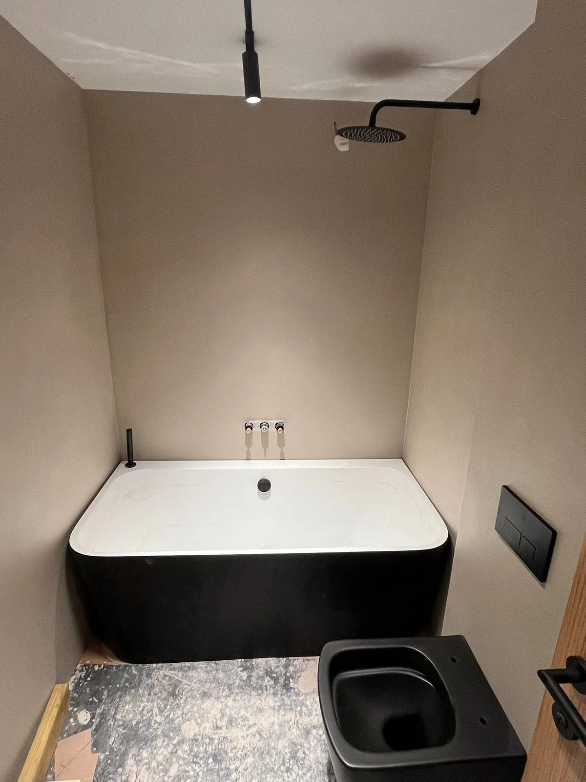 Finished bathroom installation